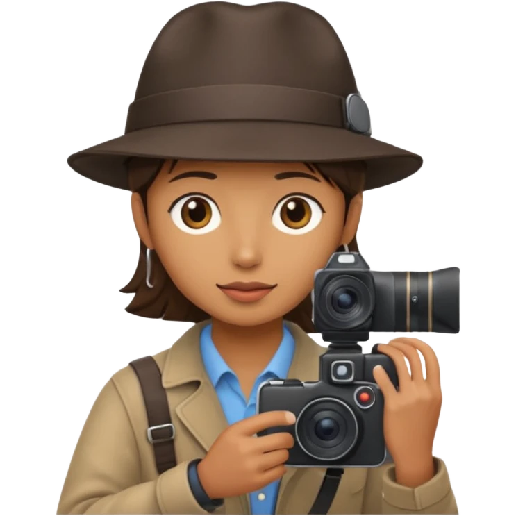 photographer taking a photo facing away emoji