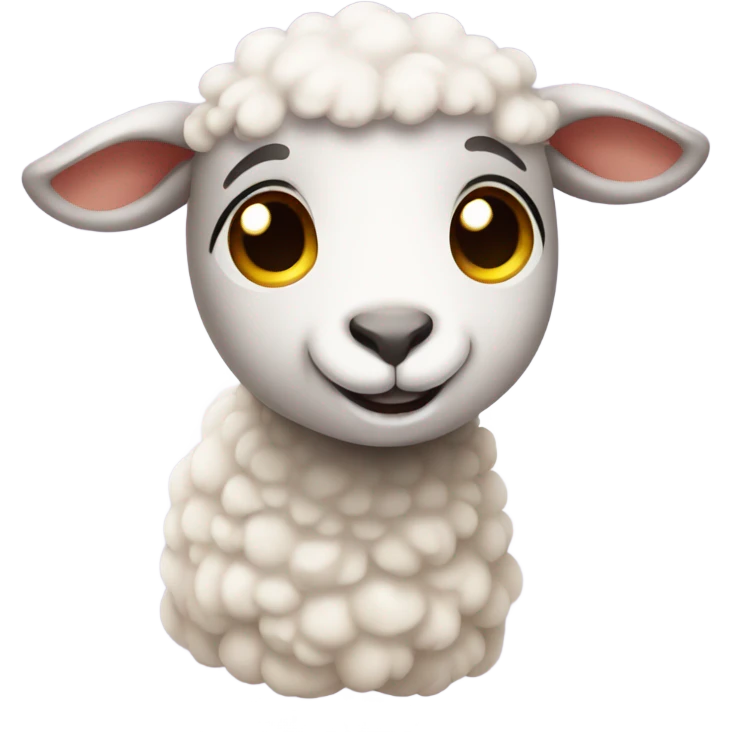 cute lamb emoji