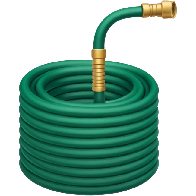 water hose dark green  emoji