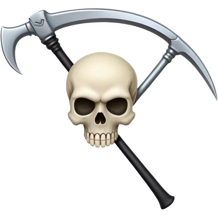 Skull and Scythe emoji