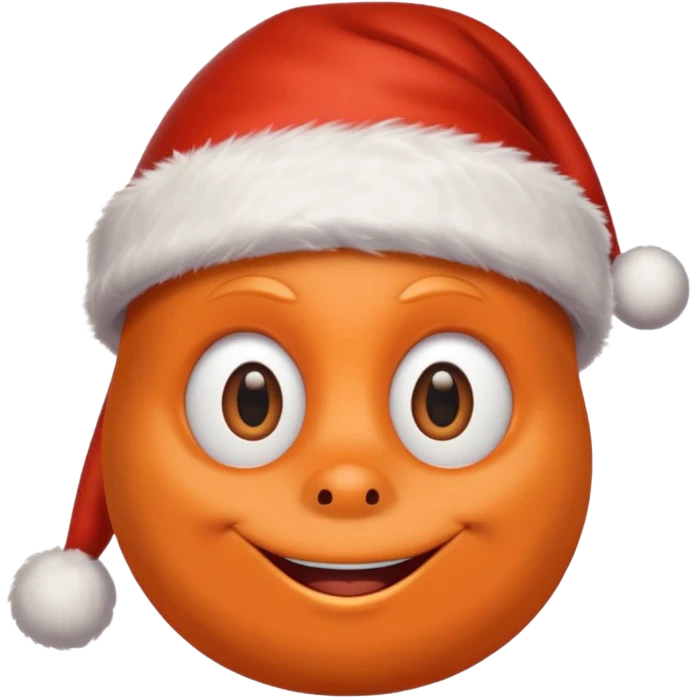 Dory wearing a santa hat emoji