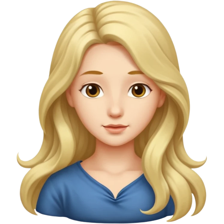 une belle personne a partir du buste tourné de 3/4
 emoji