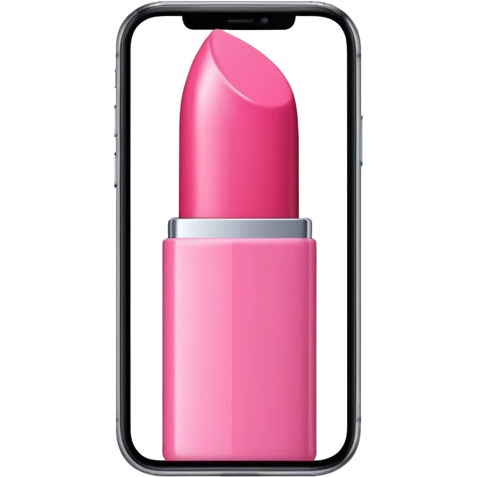 pink lipstick mark iphone emoji emoji