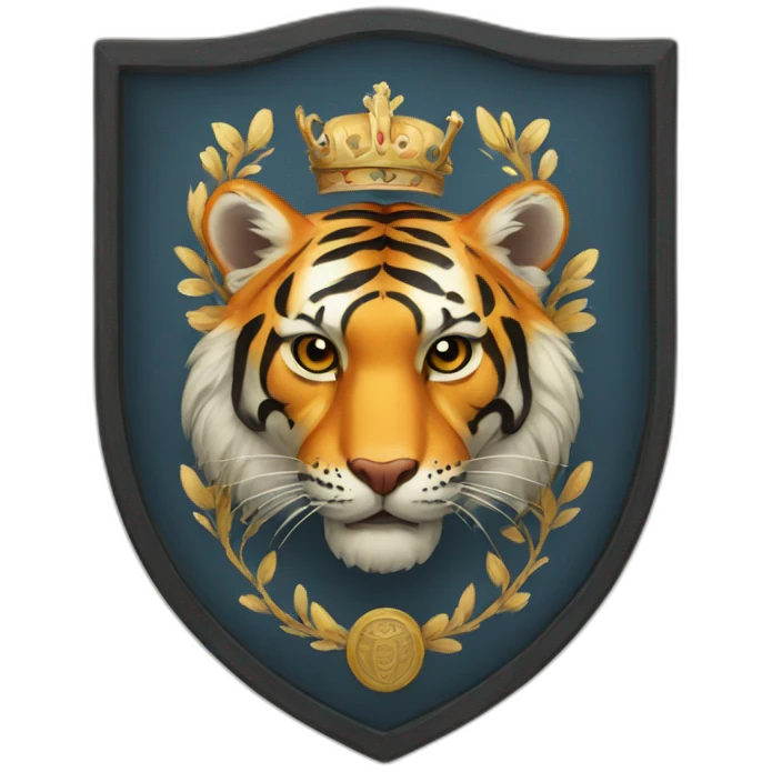 Tiger coat of arms emoji