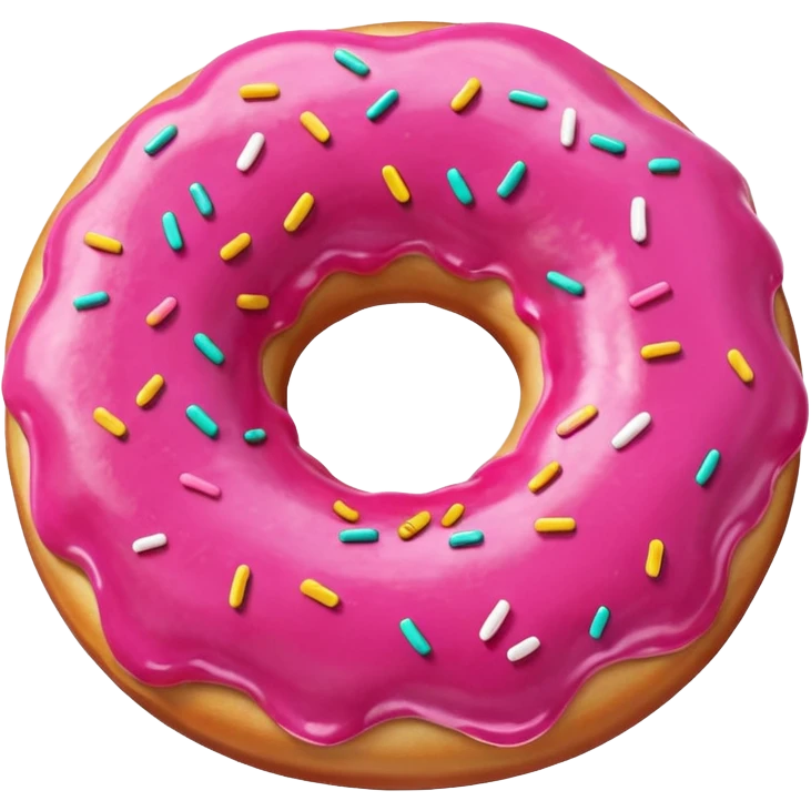 frambuazlı donut emoji