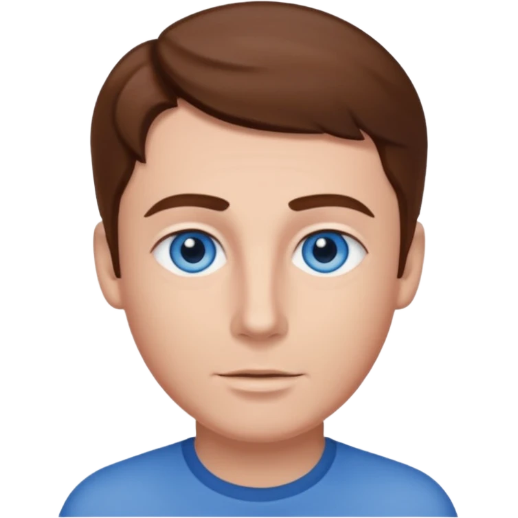 Jack Haley with blue eyes, brown hair emoji