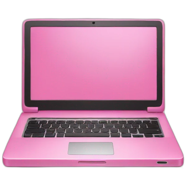 pink laptop emoji