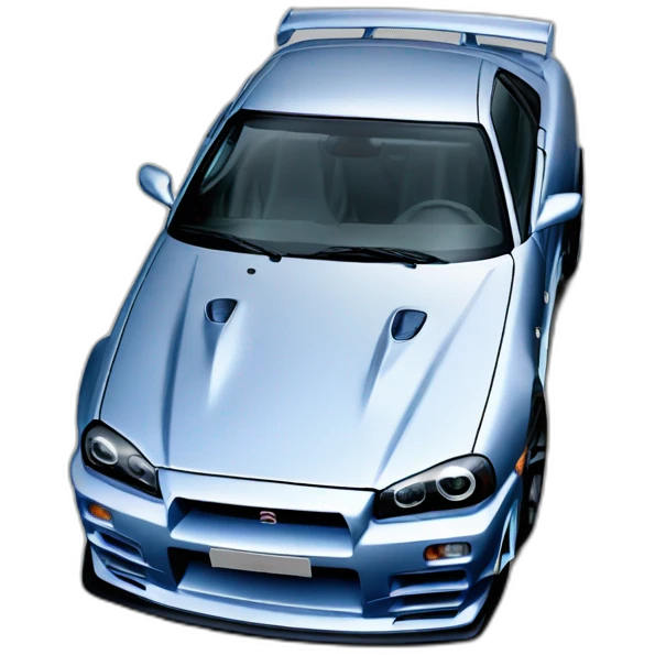 Nissan GTR R34 emoji