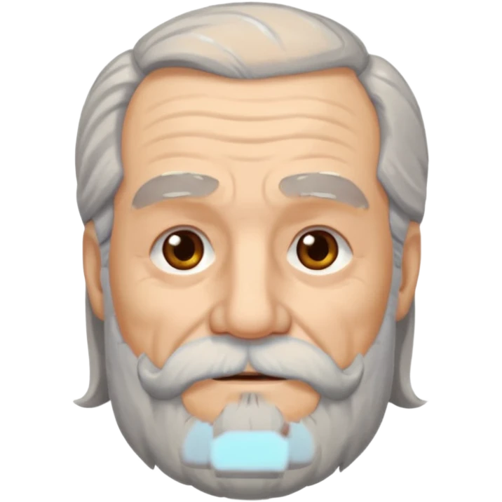 long hair bearded old man  emoji