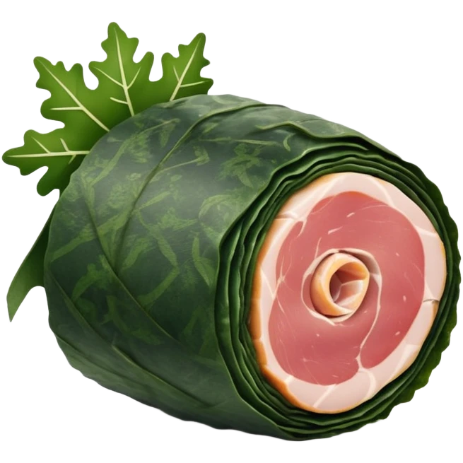 Ham inside seawead emoji
