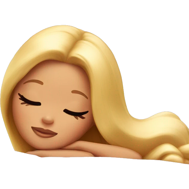 Barbie sleeping  emoji