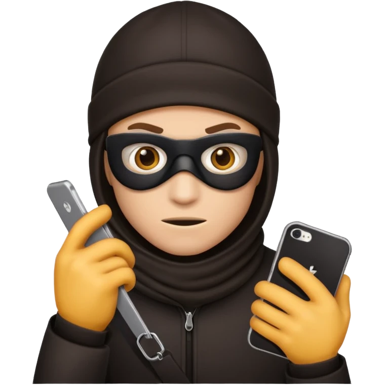 Robber iPhone emoji emoji