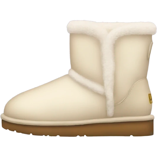 Cream uggs emoji