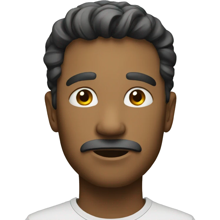 a man asking question emoji