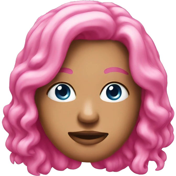 Pink emoji