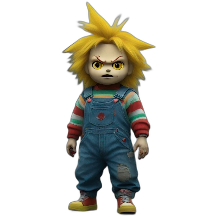 Chucky in chernobyl as pikachu emoji