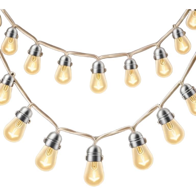 twinkle fairy string lights emoji