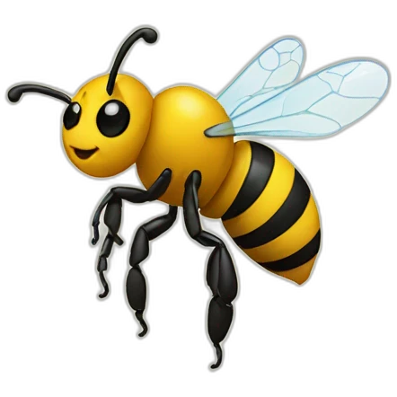 bee doing science  emoji