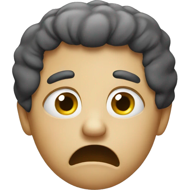 disgusted face emoji