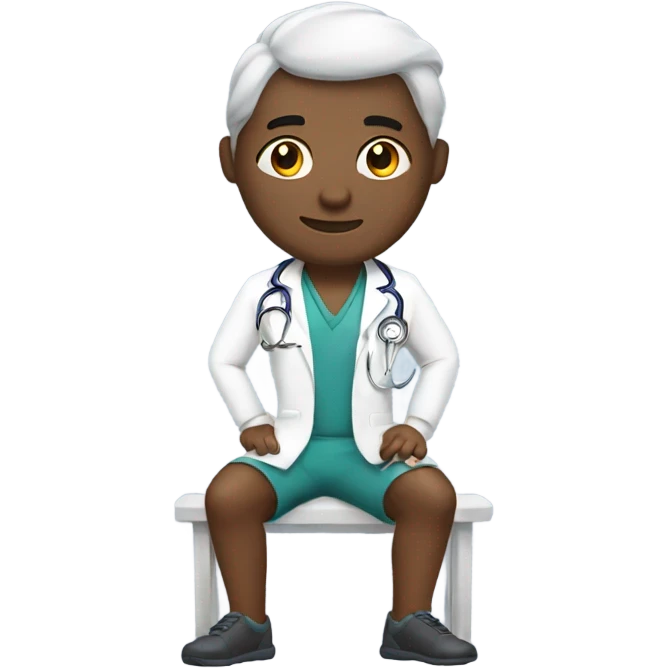 Doctor working out  emoji