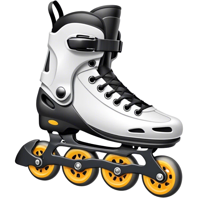 an artistic inline skate with brakes emoji