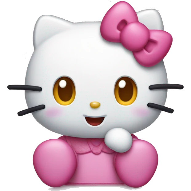 excited hello kitty emoji