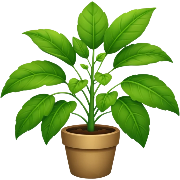 plant in the garden emoji