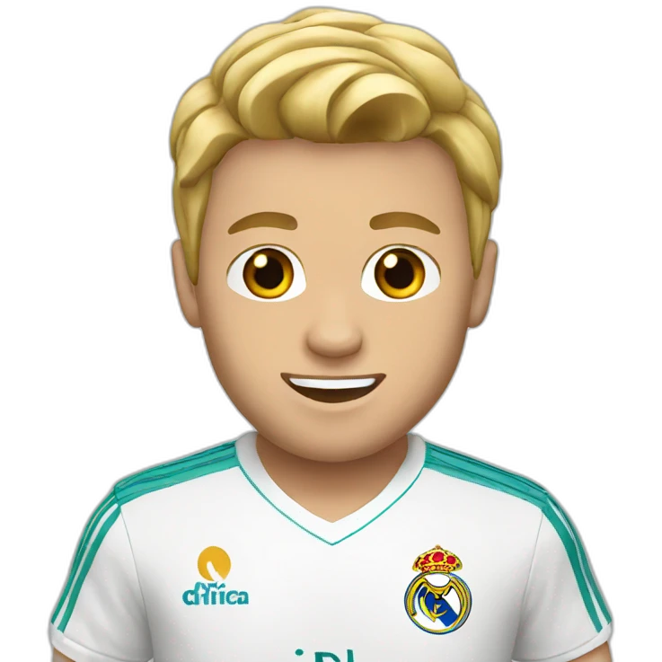 Real madrid blond emoji