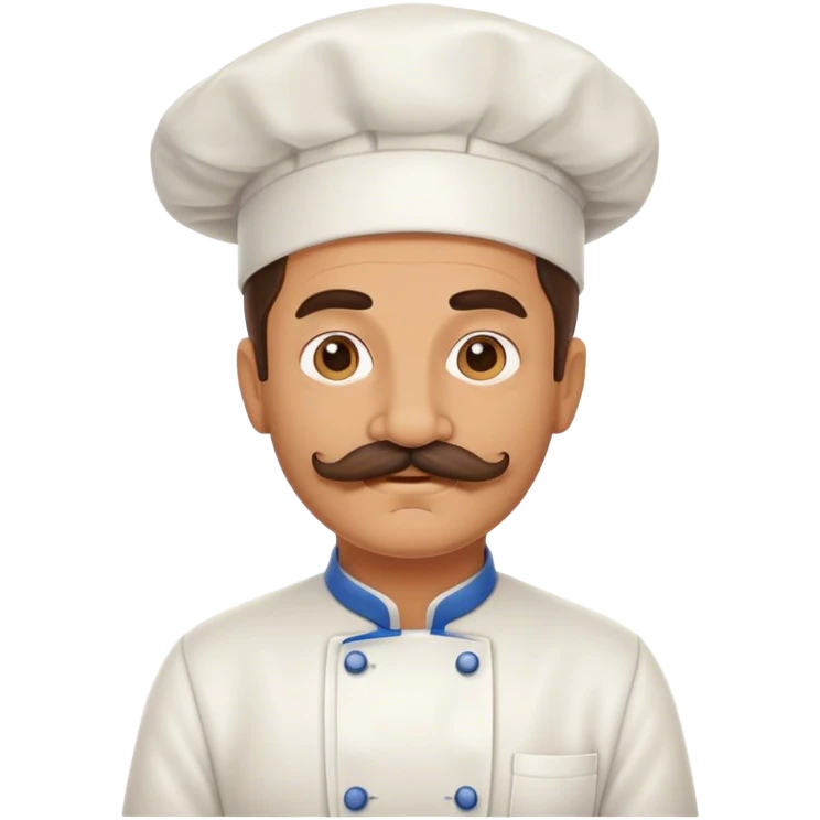 italian chef with mustache emoji