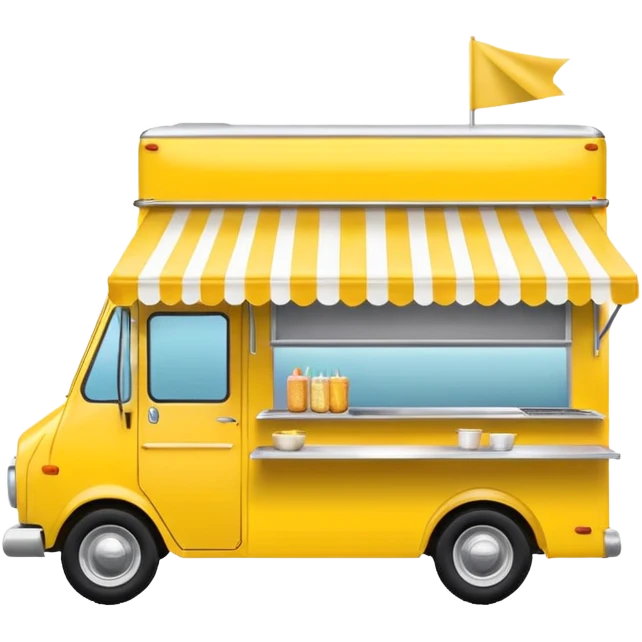 Festival Food Truck yellow emoji