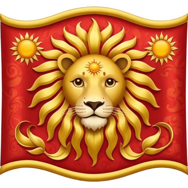 Flag of Lion and Sun emoji