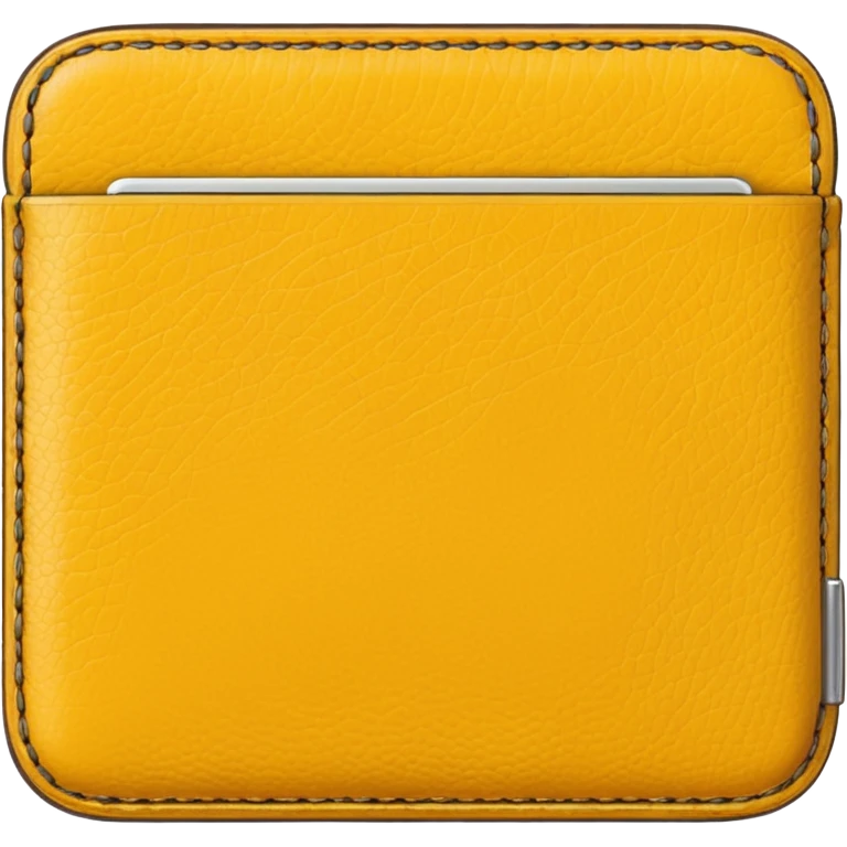 Travel yellow wallet – larger emoji