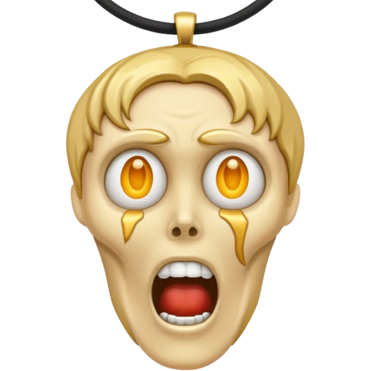 scream icon neckless  emoji