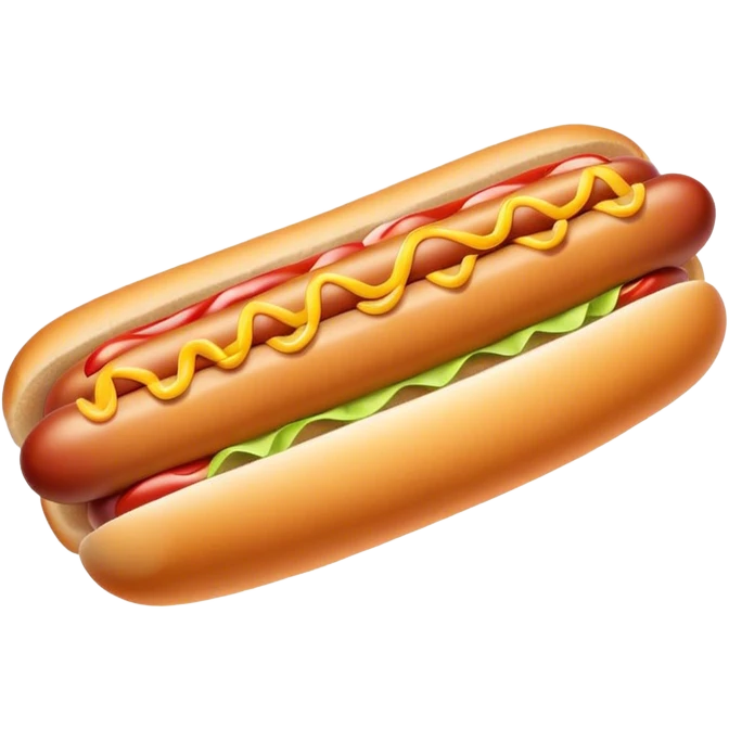 hot dog emoji