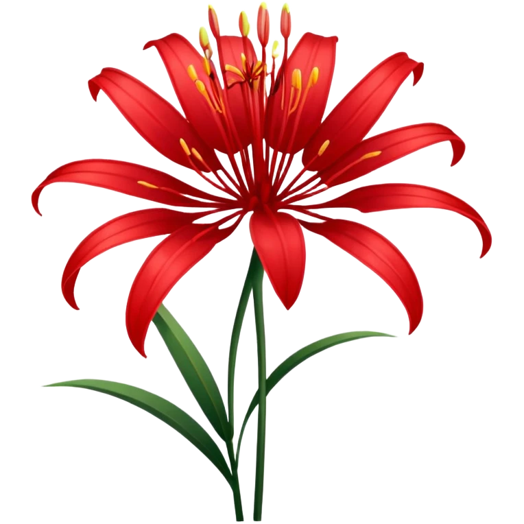Make me an emoji for red spider lily emoji