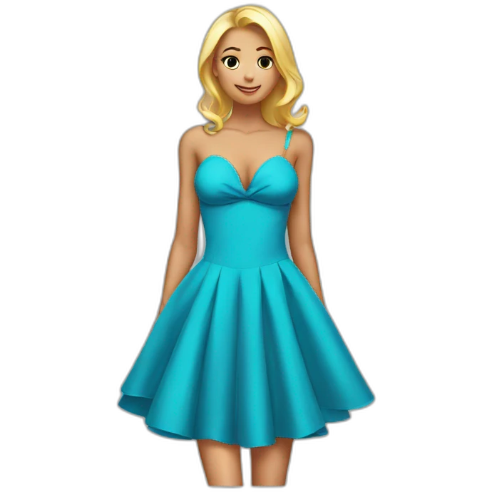 Sexy dress emoji