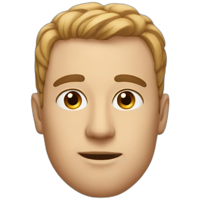 man with an owl on his nose emoji