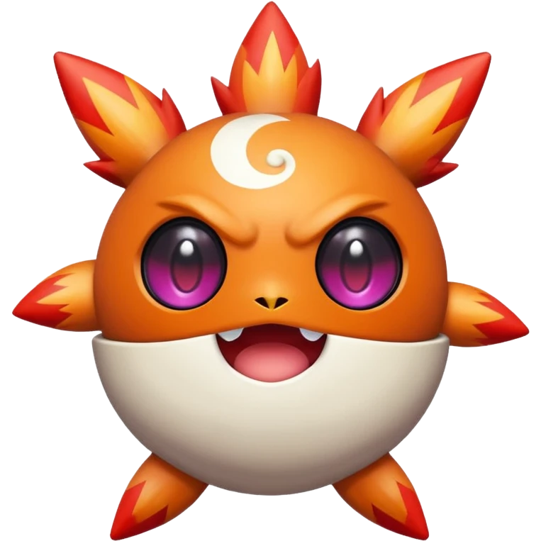 Pignite-Victini-Koffing-fusion (full body) emoji