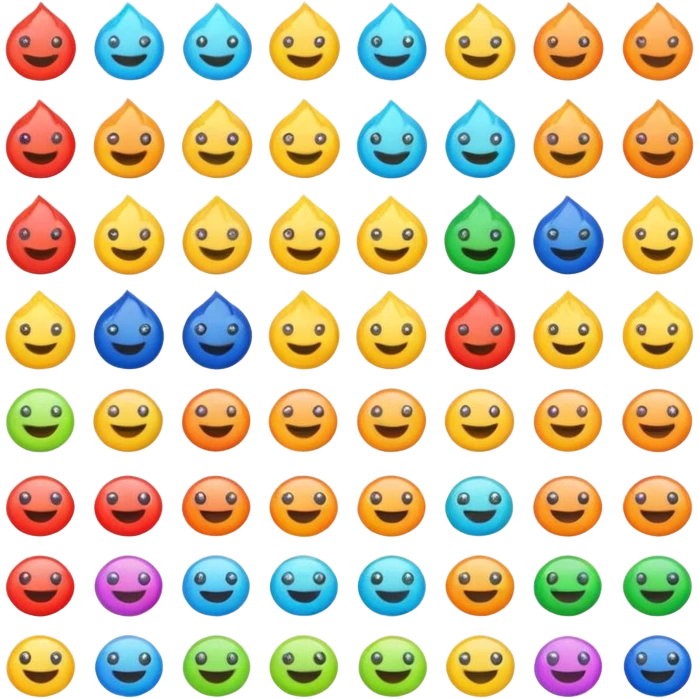 Colors full 6 emoji