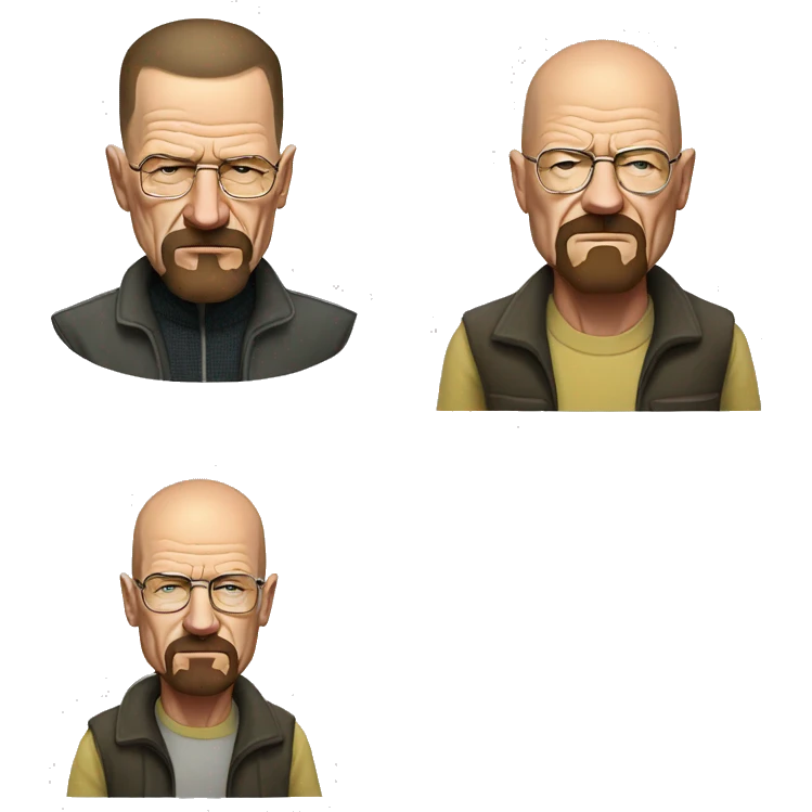 make a full-body emoji of walter white emoji