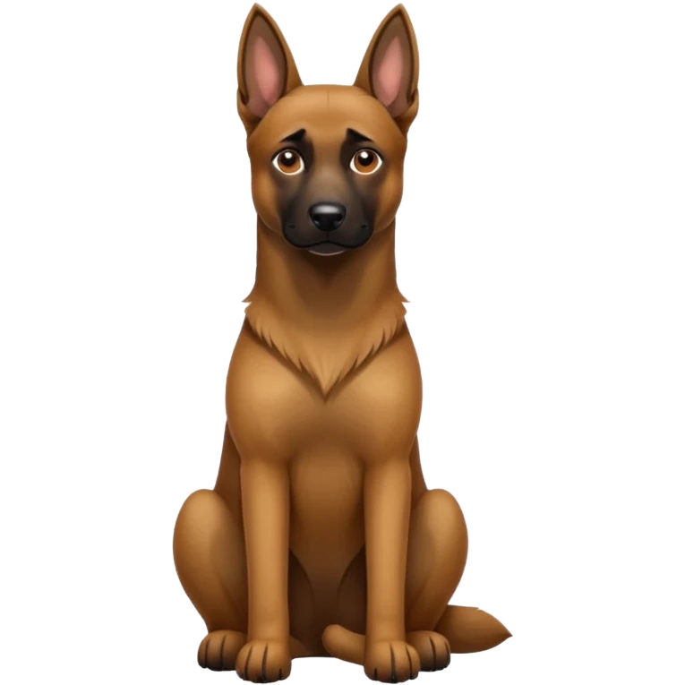 Belgian malinoise sit emoji