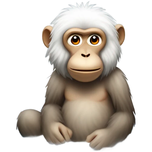 Snow monkey onsen  emoji