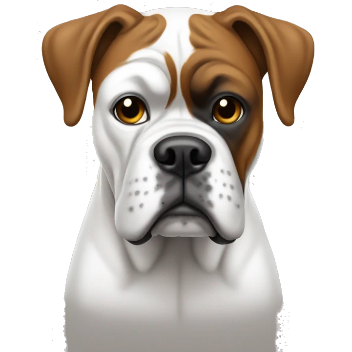 white boxer emoji