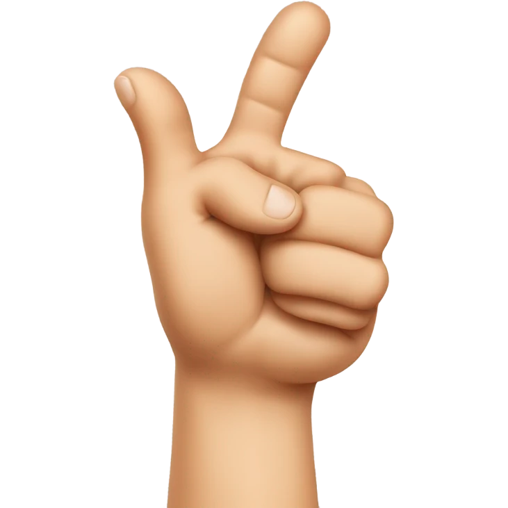 thumb up hand emoji