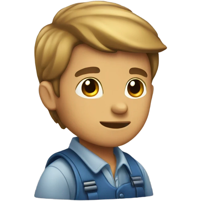 blue collar boy emoji