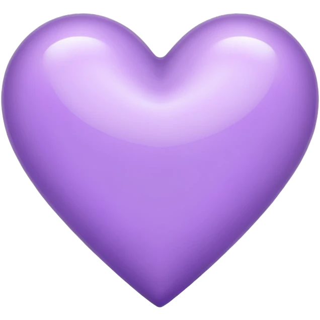 Lavender Heart emoji