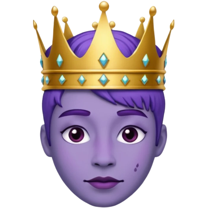 Purple royalty emoji