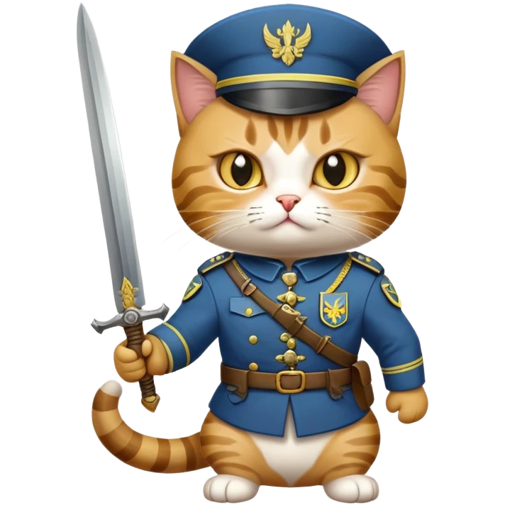 Ukrainian Cat warrior emoji