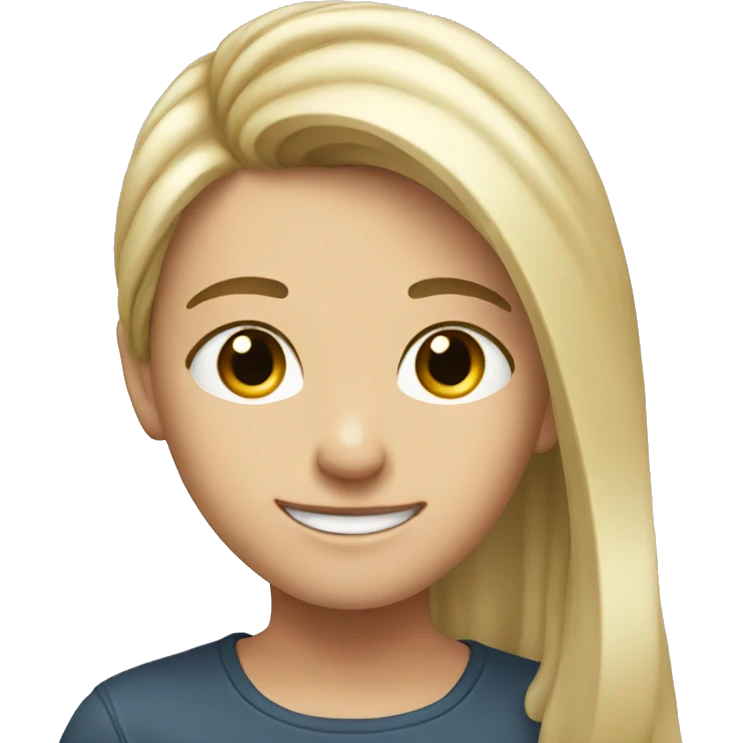Brunette boy and blonde girl emoji