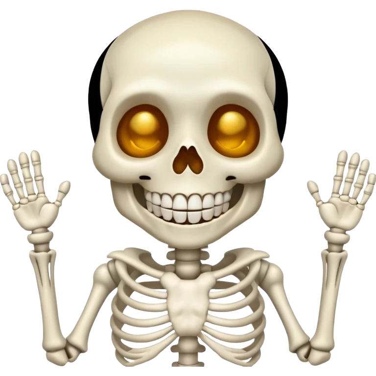 Esqueleto feliz  emoji